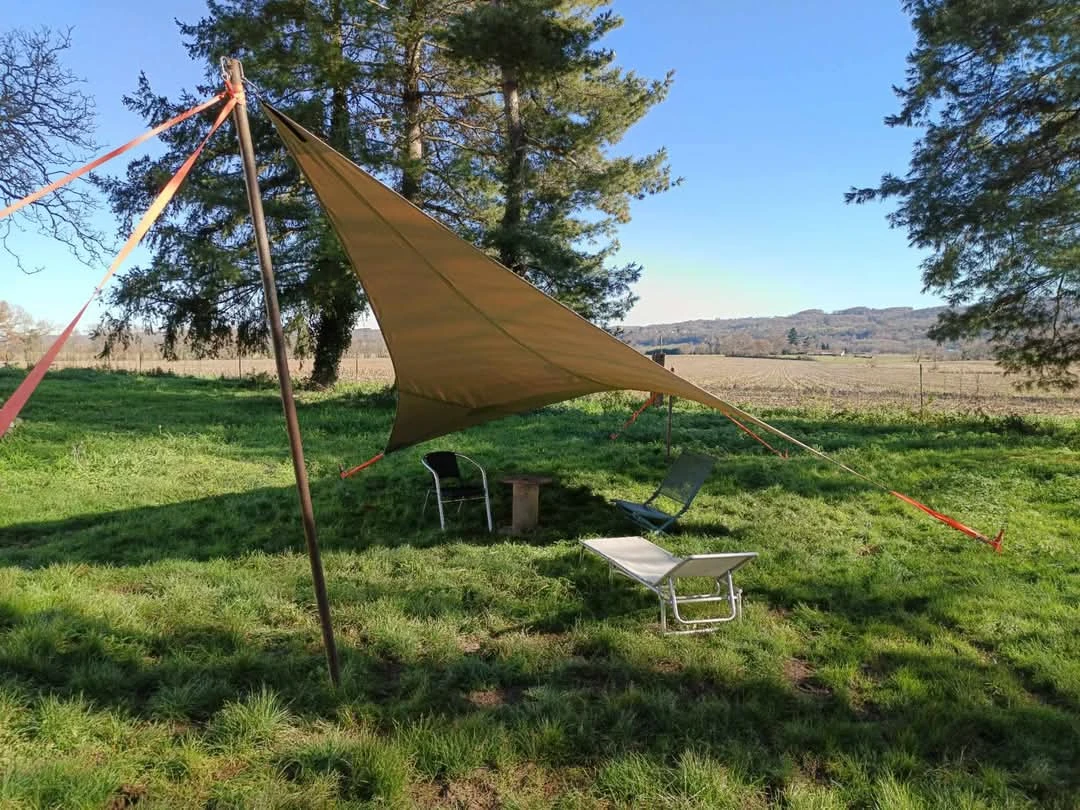 Toile nomade de camping
